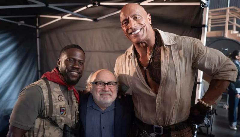 Дуэйн Джонсон восхитился коллегой по "Джуманджи 3" Денни ДеВито