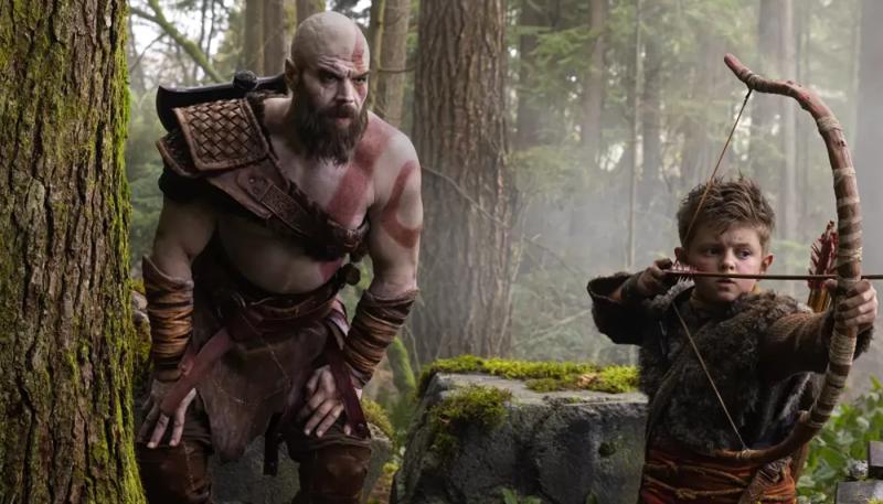 Представлен первый кадр из сериала "Бог войны" с Райаном Херстом