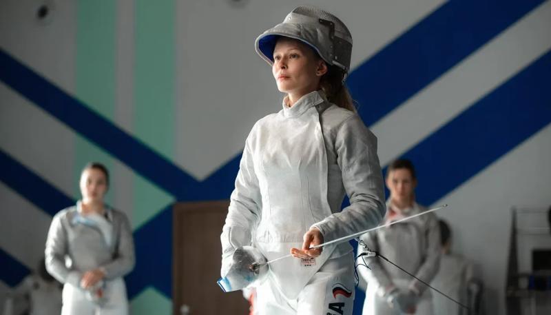 Юлия Пересильд снимается в фильме "Учитель фехтования"