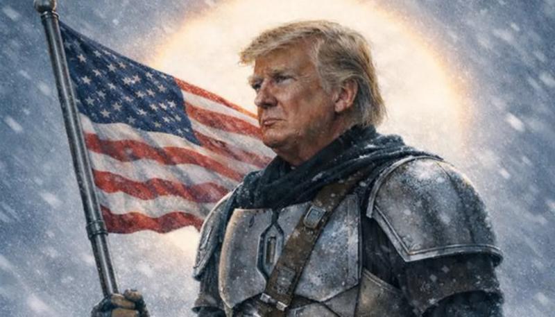 Дональд Трамп отметил День "Звездных войн" в образе Мандалорца